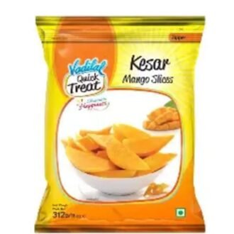 VADILAL KESAR MANGO SLICES 312G, topdesimart, top desi mart