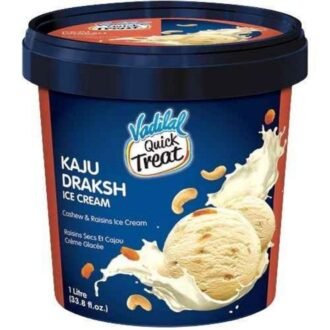 VADILAL KAJU DRAKSH ICECREAM 1L, topdesimart, top desi mart