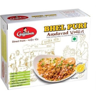 GUJJUBEN BHEL PURI KIT 320G, topdesimart, top desi mart