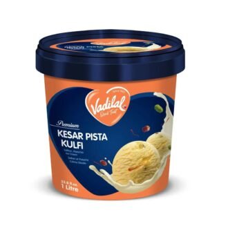 VADILAL KESAR PISTA KULFI 1LT, topdesimart, top desi mart