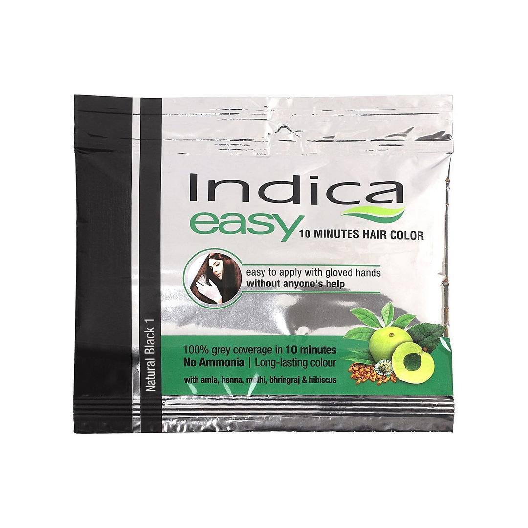 INDICA EASY HAIR BLACK 32.5G, topdesimart, top desi mart