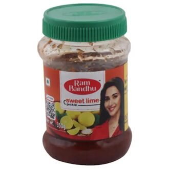 RATO BHALE SWEET LIME PICKLE 350G, topdesimart, top desi mart