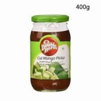 DOUBLE HORSE CUT MANGO PICKLE 400G, topdesimart, top desi mart