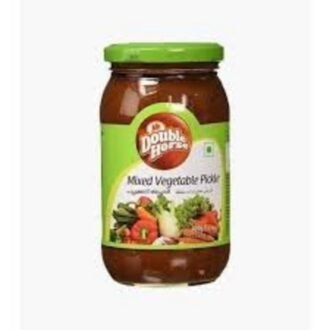 DOUBLE HORSE MIXED VEG PICKLE 400G, topdesimart, top desi mart