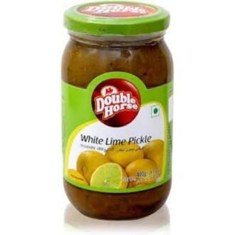DOUBLE HORSE WHITE LIME PICKLE 400G, topdesimart, top desi mart
