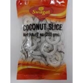SWAGAT COCONUT SLICE 200G, topdesimart, top desi mart