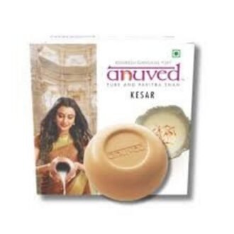 ANUVED KESAR SOAP 125G, topdesimart, top desi mart