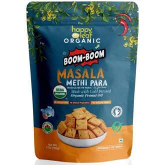 HAPPY LEAF ORGANIC MASALA METHI PARA 150g, topdesimart, top desi mart
