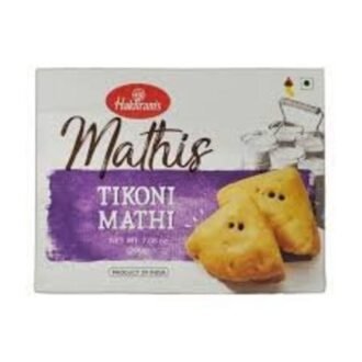 HALDIRAMS TIKONI MATHI 200G, topdesimart, top desi mart
