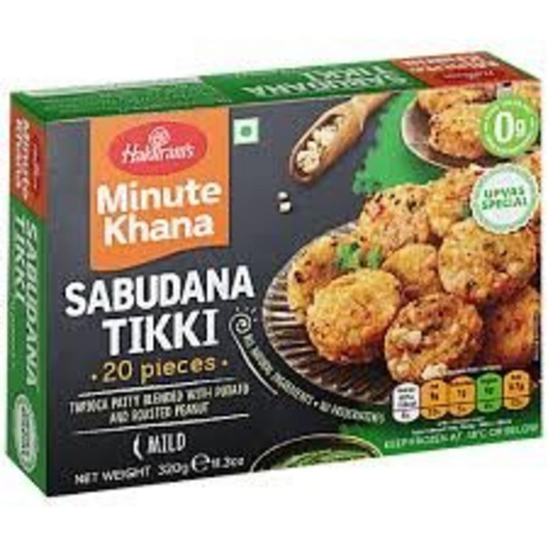 HALDIRAMS SABUDANA TIKKI 320G, topdesimart, top desi mart
