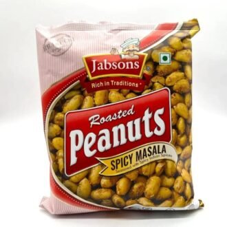 JABSONS ROASTED PEANUTS SPICY MASALA 120G, topdesimart, top desi mart