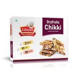 JABSONS DRYFRUIT CHIKKI 350G, topdesimart, top desi mart