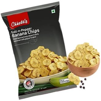 Chhedas Banana Chips - Salt & Pepper, 170 g, topdesimart, top desi mart