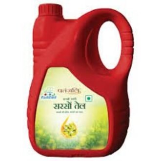 PATANJALI MUSTARD OIL 5 LTRS, topdesimart, top desi mart