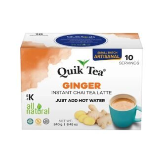 QUICKTEA GINGER CHAI 10PCK, topdesimart, top desi mart