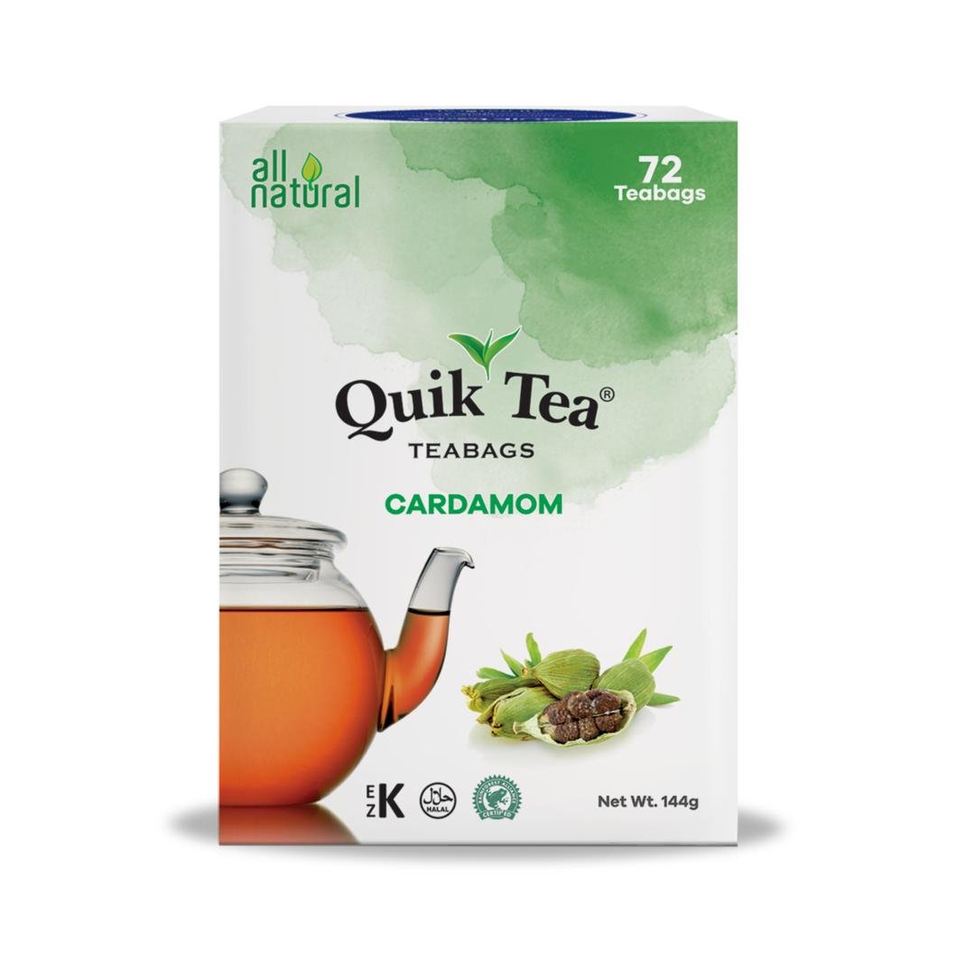 QUICKTEA CARDAMOM TEA 72PCK, topdesimart, top desi mart