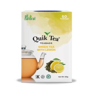 QUICKTEA GREEENTEAWLEMON 60PCK, topdesimart, top desi mart
