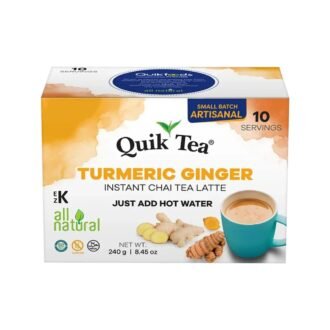 QUICKTEA TURMERIC-GINGER CHAI 10PCK, topdesimart, top desi mart
