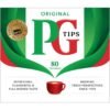PG TIPS TEABAGS ORIGINAL 80CT, topdesimart, top desi mart