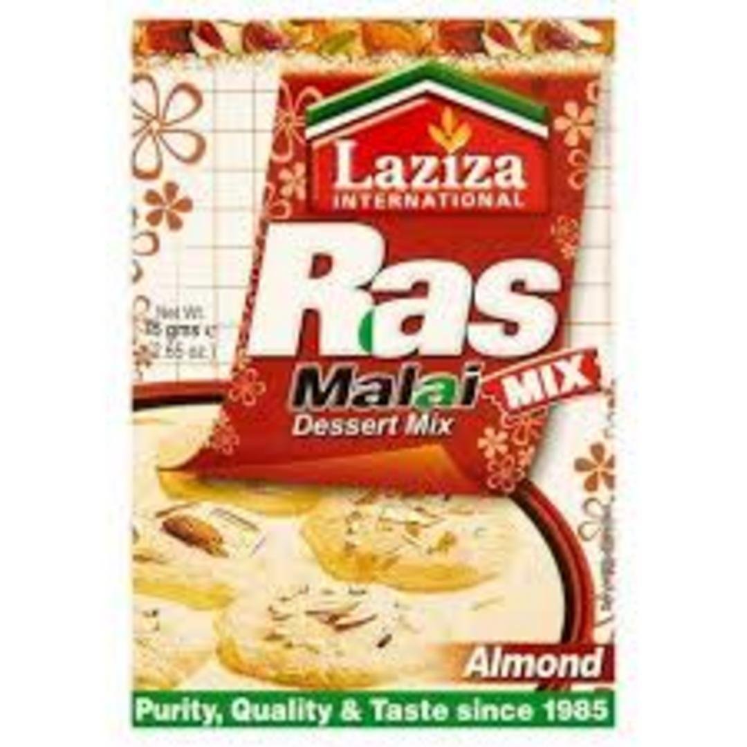 LAZIZA RASMALAI MIX ALMD 75G, topdesimart, top desi mart