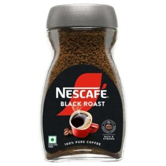 NESCAFE BLACK ROAST 95 GMS, topdesimart, top desi mart