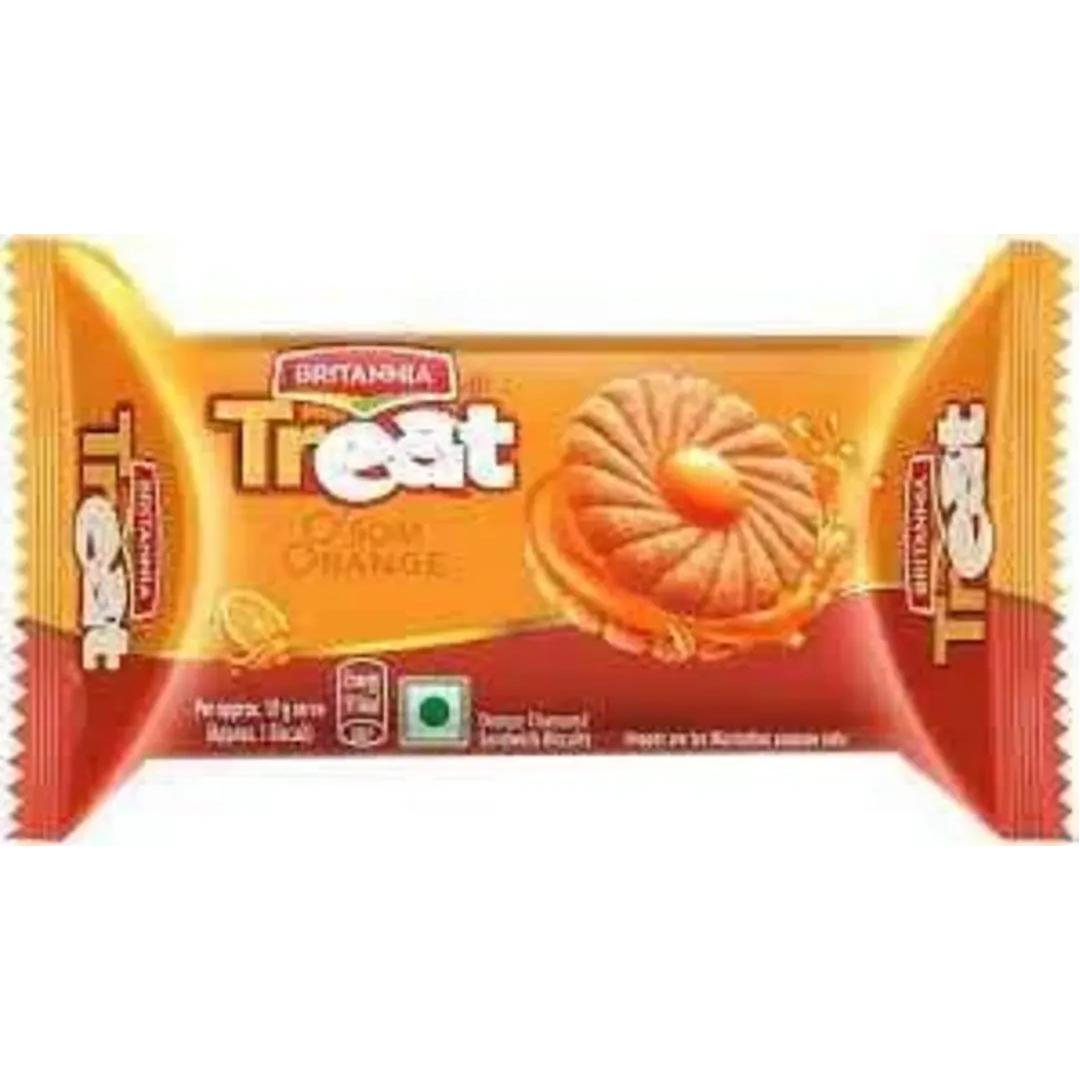 BRITANNIA TREAT ORANGE 100G, topdesimart, top desi mart