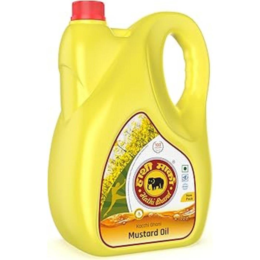 HATHI BRAND MUSTARD OIL 4LT, topdesimart, top desi mart