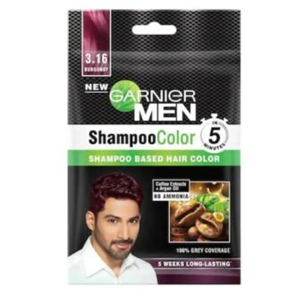 GARNIER MEN SHAMP COLOR BURGUNDY 20ML, topdesimart, top desi mart