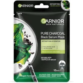 GARNIER CHARCOAL SERUM MASK, topdesimart, top desi mart