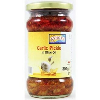 ASHOKA GARLIC PICKLE 300G, topdesimart, top desi mart