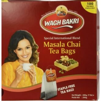 WAGH BAKRI MASALA TEA BAGS 100PCS 200G, topdesimart, top desi mart