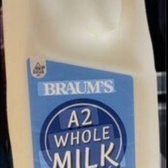 BRAUMS A2 WHOLE MILK 1/2GAL