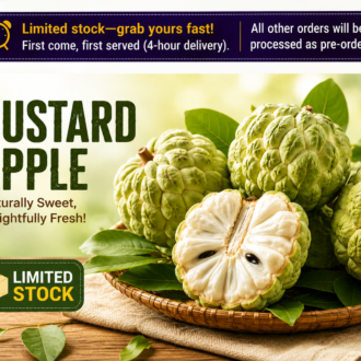 CUSTARD APPLE ( SEETHAPHALAM ) PER LB