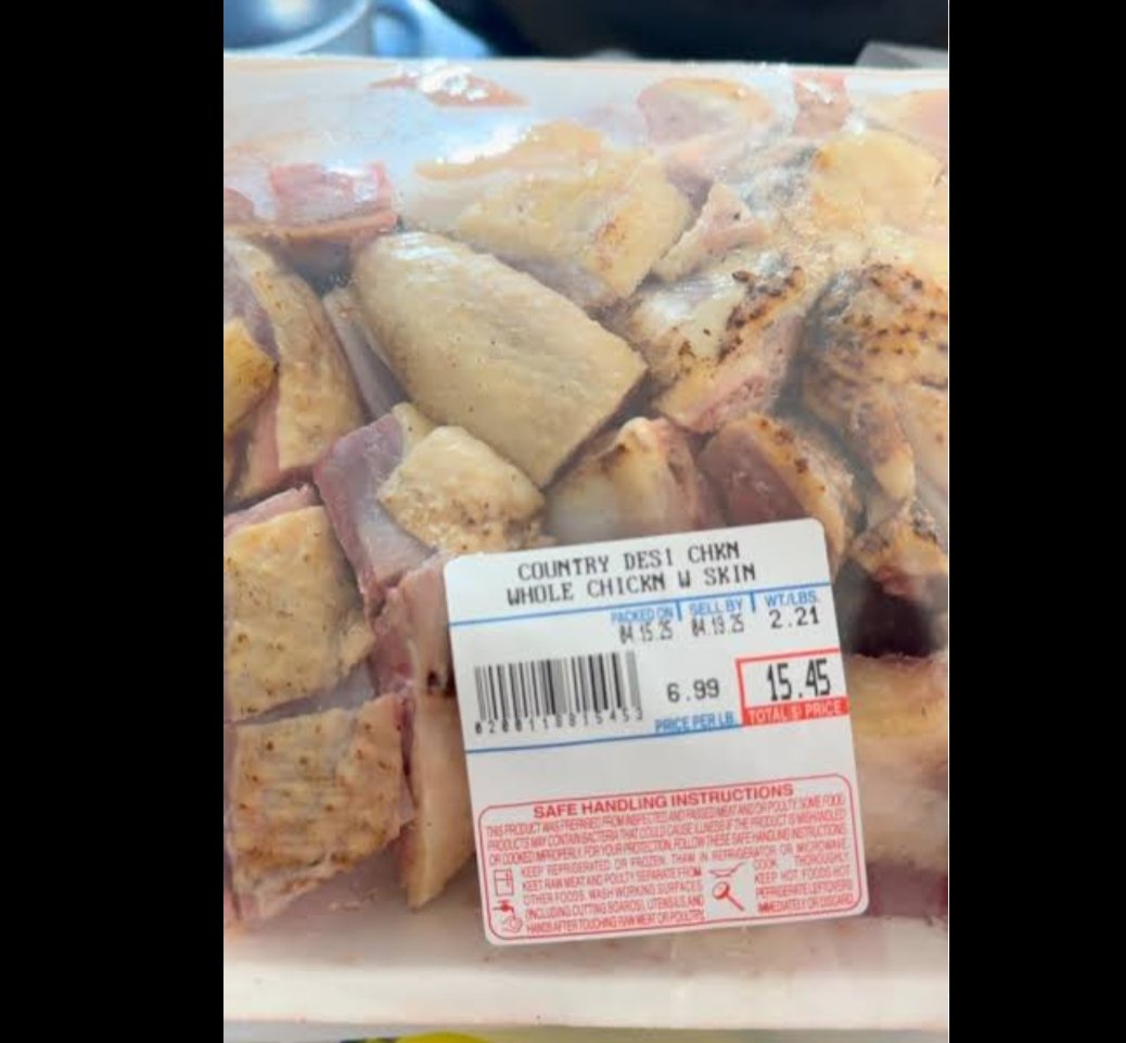 Fresh Country Chicken (Cut) 6.99 lb – Approx. 2–2.5 lb Each