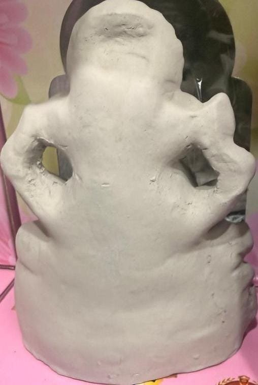 GANESH IDOL (NO COLOUR) 6 INCH - Image 3