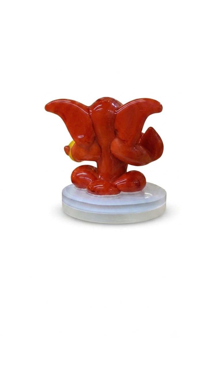 CAR CENTRE PIECE GANESH IDOL- RED - Image 2