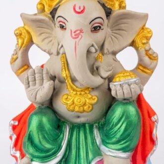 GANESH IDOL (MULTI COLOUR) 12 INCH