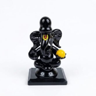 CAR CENTRE PIECE GANESH IDOL- BLACK