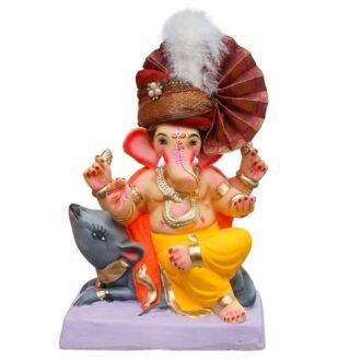 DECORATIVE GANESH IDOL WITH MOOSHAK