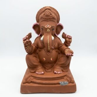 NATURAL CLAY GANESH IDOL