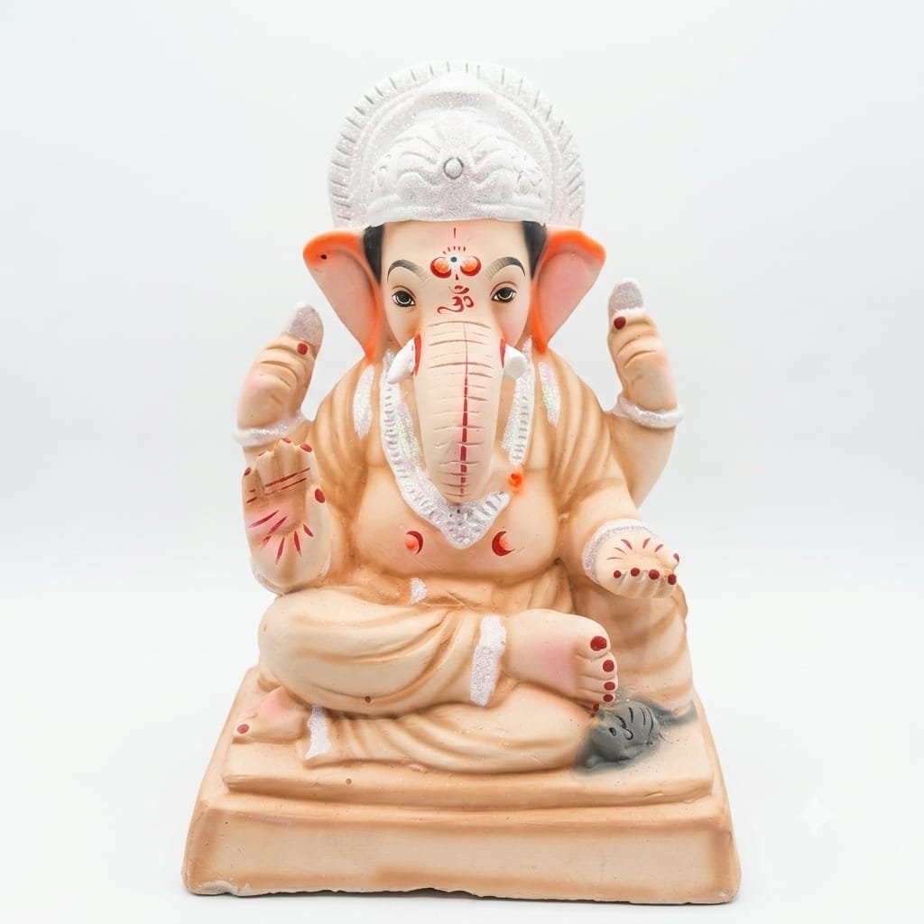 HANDCRAFTED CLAY GANESH IDOL