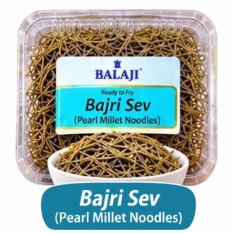 Balaji Ready to Fry Bajri Sev, labeled Pearl Millet Noodles