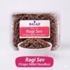 Balaji Ragi Sev ready-to-fry finger millet noodles in a clear container